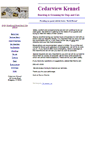 Mobile Screenshot of cedarviewkennel.com